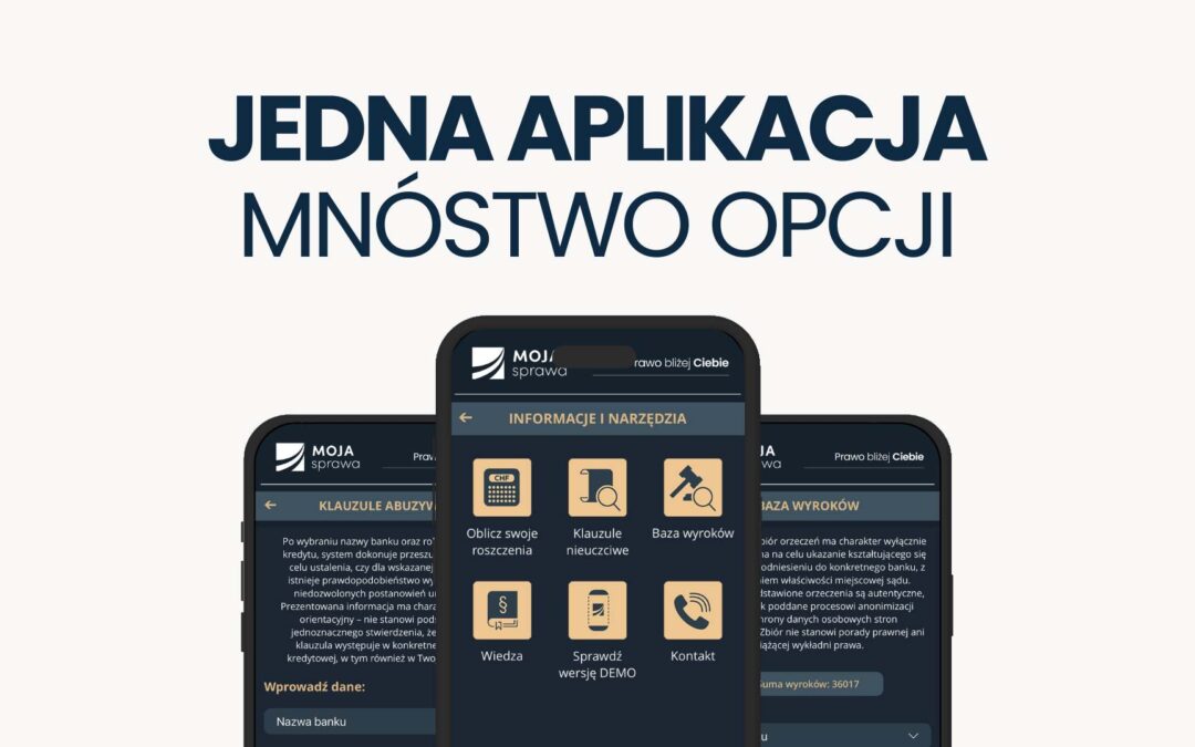 Nowe funkcje w aplikacji Moja Sprawa – jeszcze większa wygoda