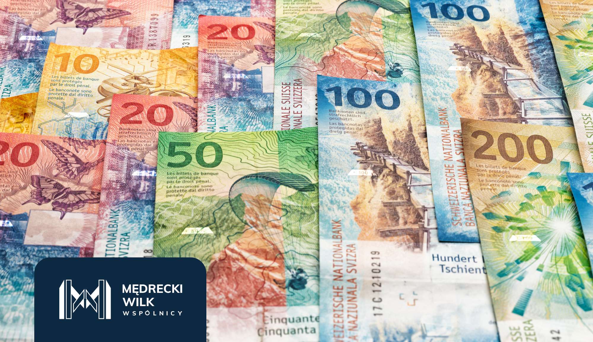 Frank szwajcarski w banknotach