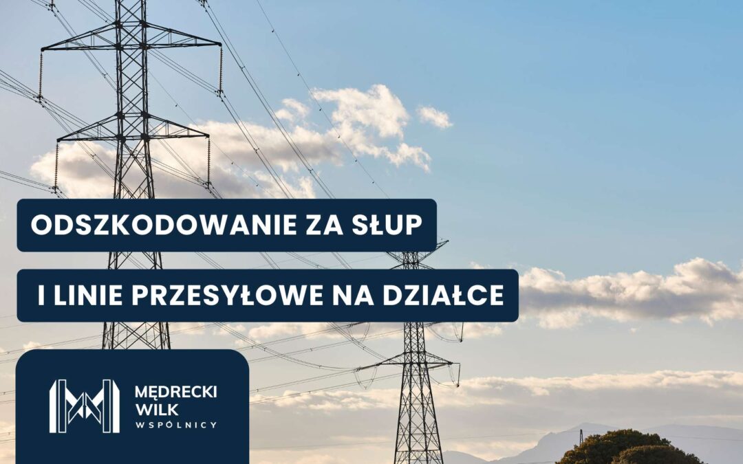 Jakie wynagrodzenie za służebność przesyłu i słup na działce? Krok po kroku.