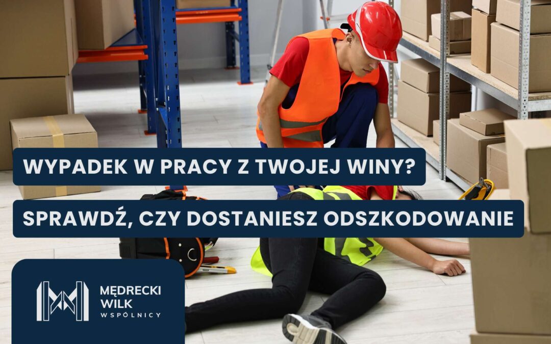 Wypadek w pracy, żółty kask