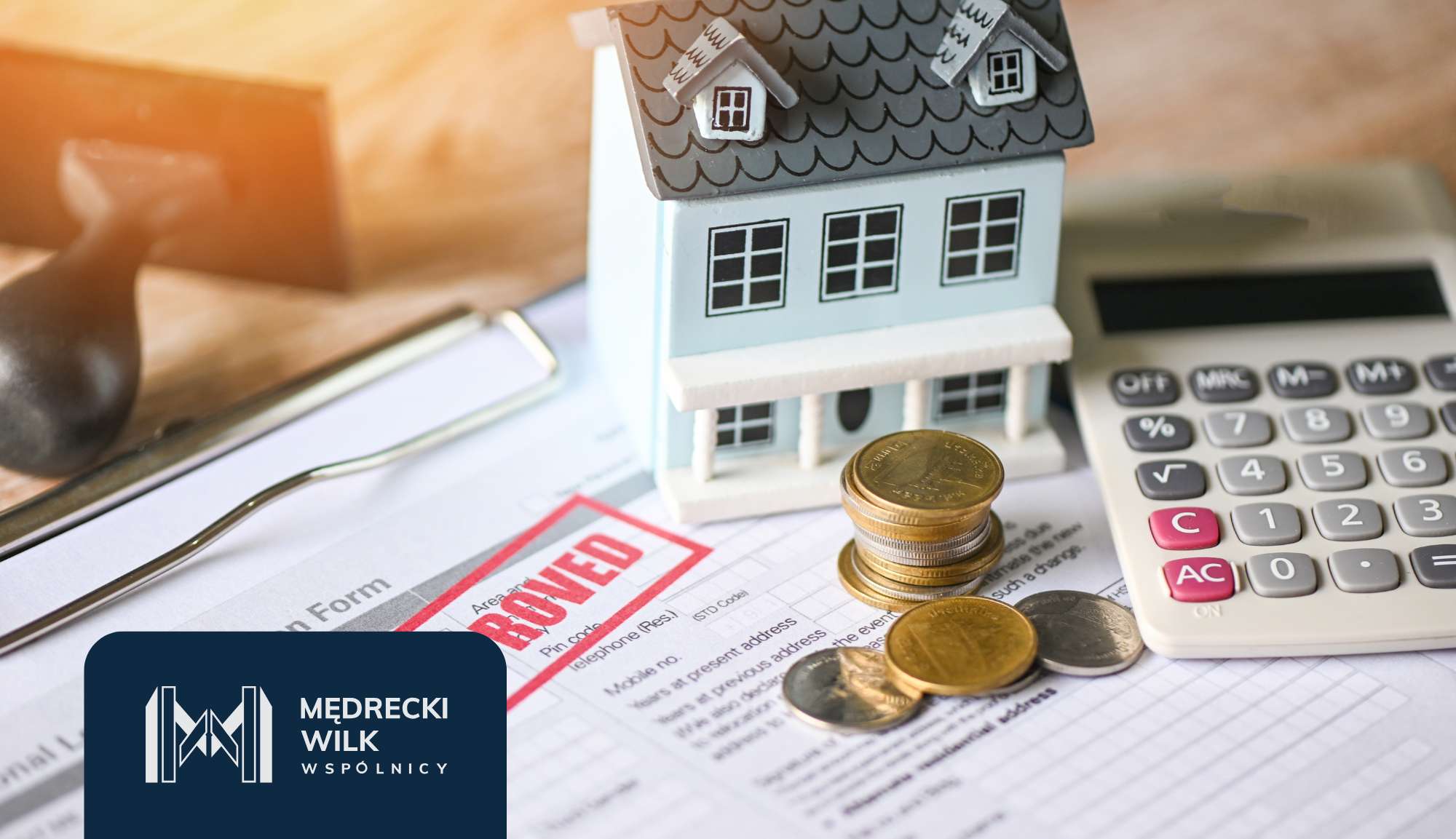 Dokumenty kredytowe, makieta domu