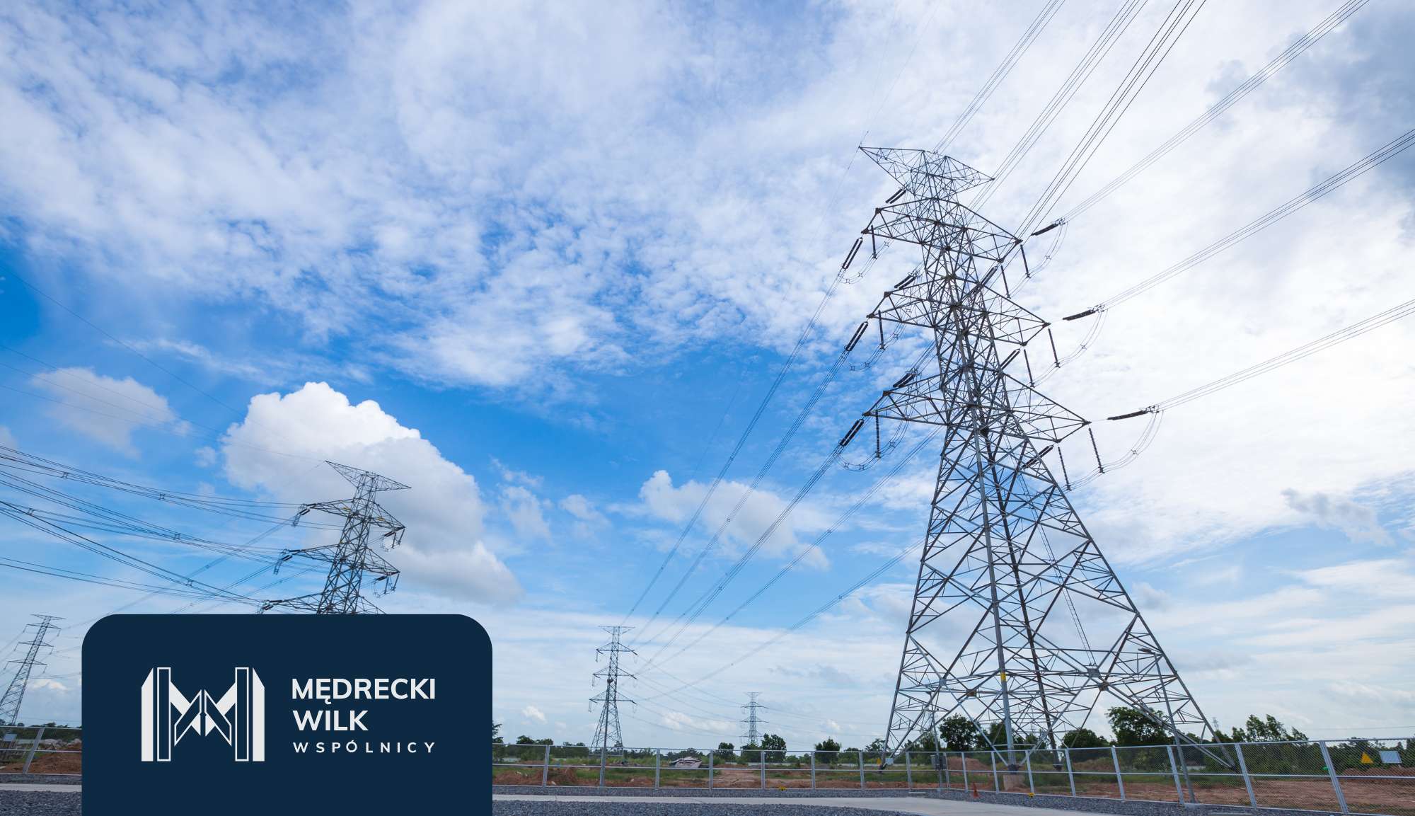 Słupy wysokiego napięcia