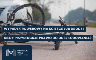 Wypadek rowerowy na ścieżce lub drodze a prawo do odszkodowania